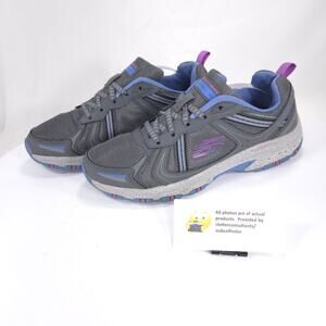 Skechers Hillcrest Vast Adventure Lace Up Running Shoe Womens Size 8 149820 Gray